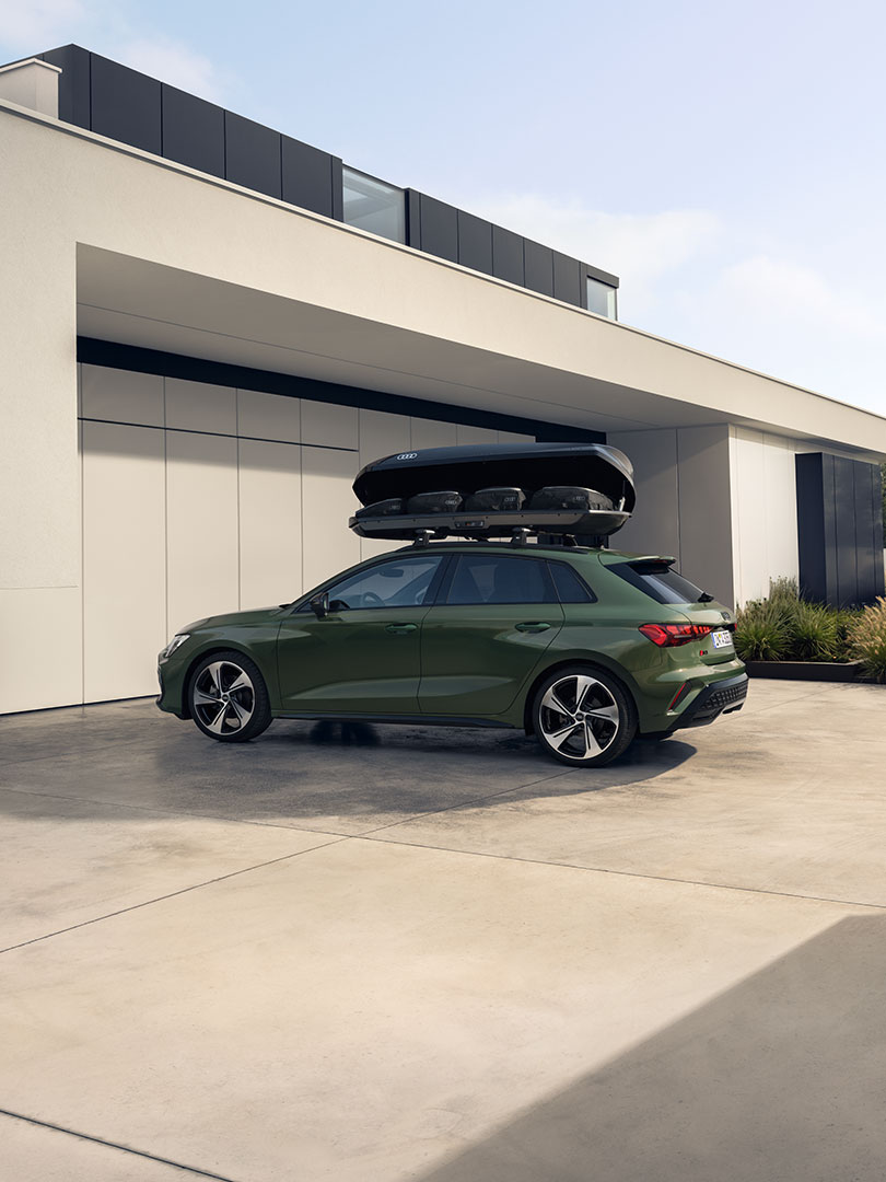 Foto del portaequipajes del Audi A3 Sportback. 