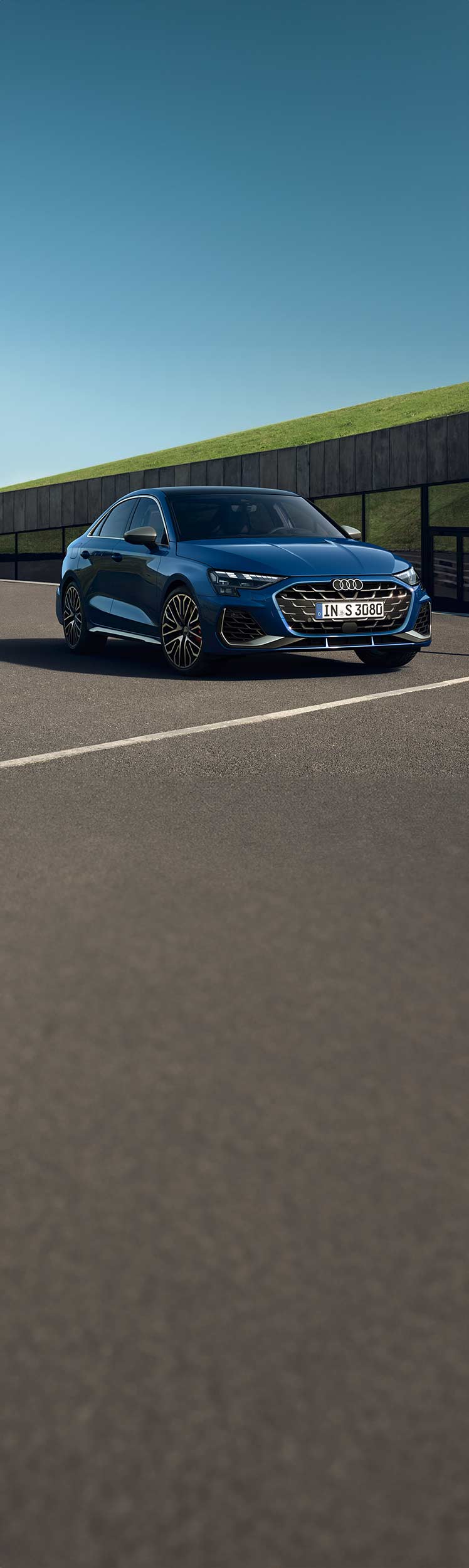 Foto de un Audi S3 Sedán. 