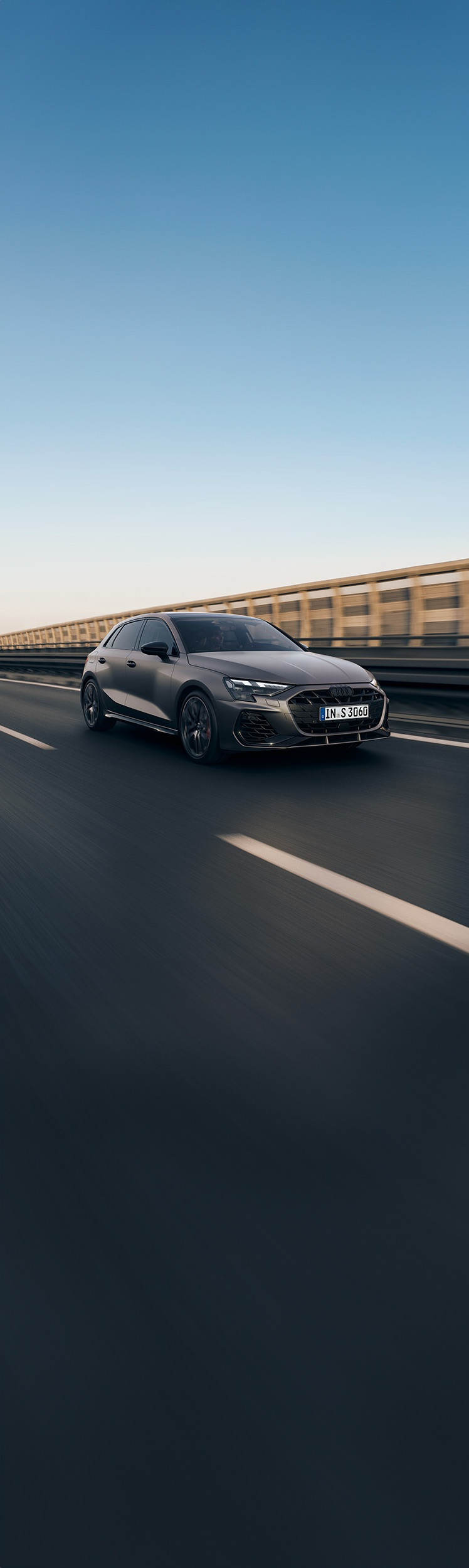 Foto de un Audi S3 Sportback. 