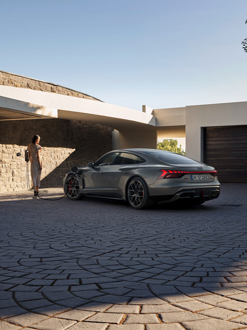 Foto de un Audi RS e-tron GT. 
