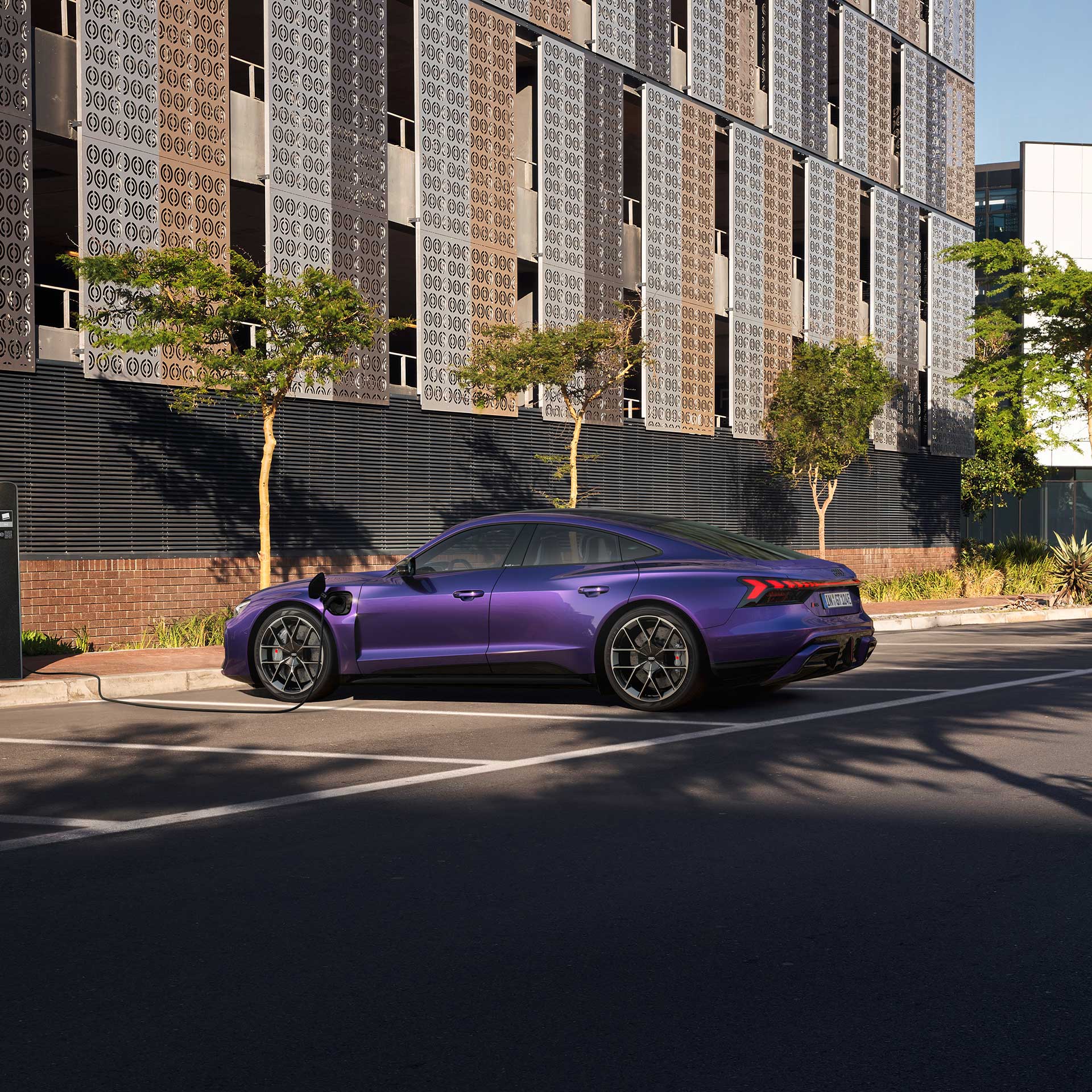 Foto de un Audi RS e-tron GT. 