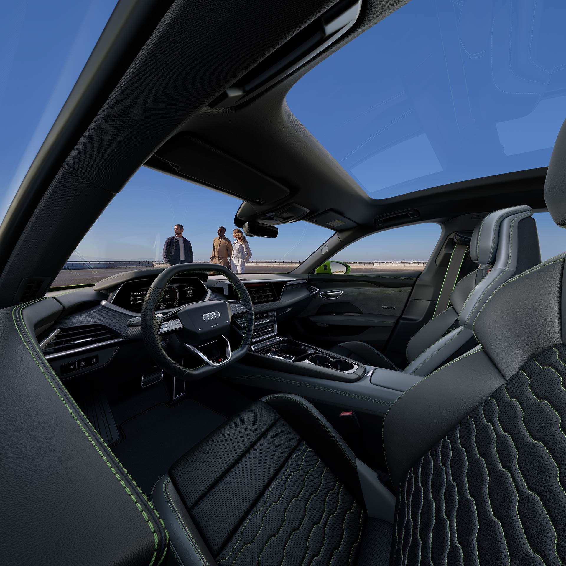 Foto de un Audi S e-tron GT. 